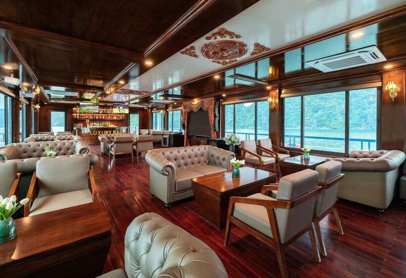 1 Day On 5-Star Halong Cruise With Highest Safety Equipments - Return to Hanoi by evening: long day, but not all-day sitting