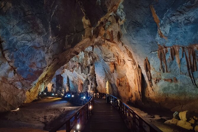 2025 Journey to Paradise Cave — An Adventure's Paradise - Paradise Cave: the electric-car approach and the long dry-cave wonder