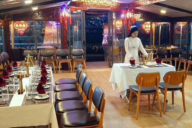 Dinner Cruise & Music Folk Song on the Perfume River in Hue - The Tran family setup and what VIP means on the water