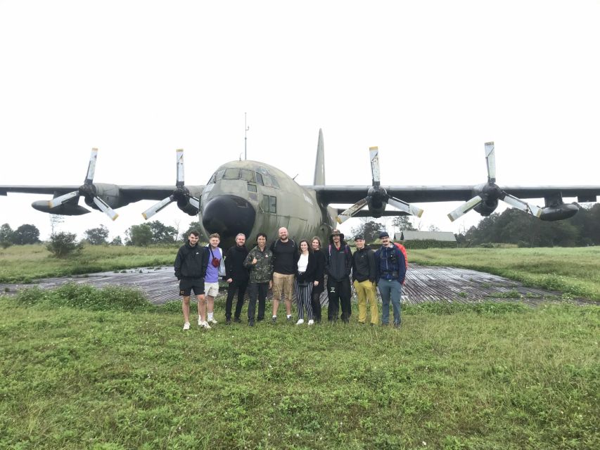 From Hue: DMZ Tour with Vinh Moc Tunnels and Khe Sanh Base - Ta Con Airport (Khe Sanh Combat Base Museum) and the museum stop debate