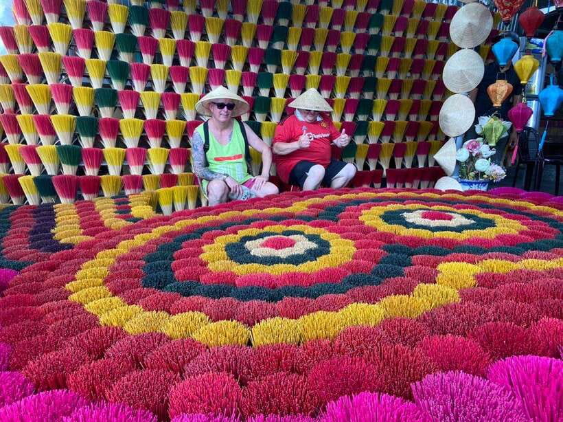 From Hue : Full-Day City Highlights Tour with Lunch - Thuy Bieu village: conical hats and incense-making craft time