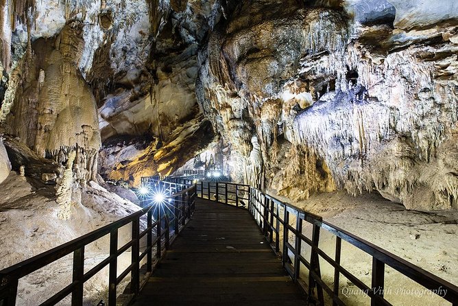 Full Day Discover Paradise Cave From Hue - Walking Through It: Small Entrance, Huge Interior
