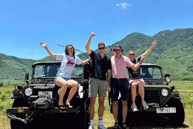 Group Jeep Tour: From Hue To Hoi An / Da Nang Via Hai Van Pass - Marble Mountains (Non Nuoc): Caves, Tunnels, and the Five Elements