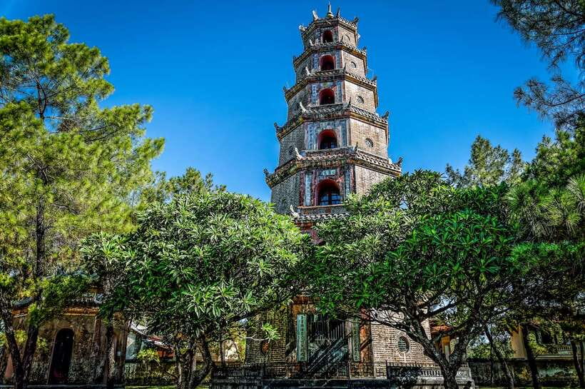 Half-day Royal Charm Of Hue City - Thien Mu Pagoda: the river landmark that sets the tone
