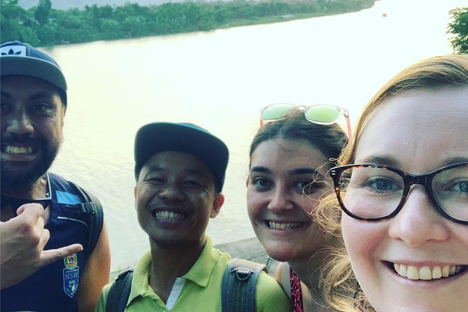 Hue Afternoon Motorbike Tour with Sunset - Stop 1: Thanh Toan Bridge and the covered bridge photo moment