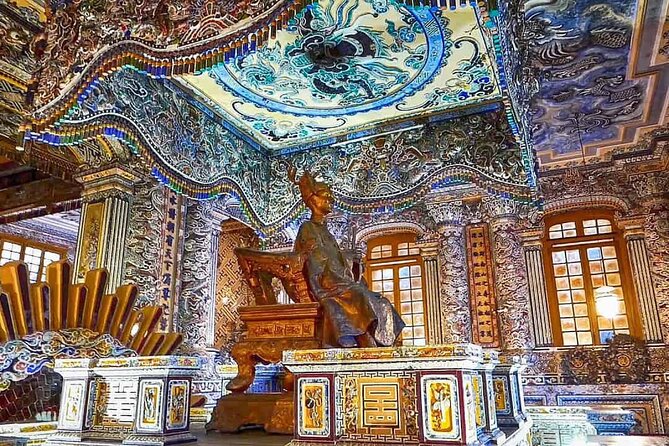 Hue: Custom Tour with Dragon Boat, Private Car & Motorbike - Gia Long tomb and other motorbike-only add-ons