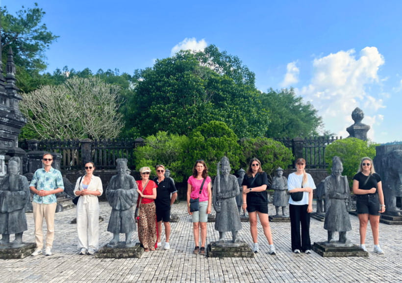 Hue Imperial Citadel, Tombs, Perfume River Boat Tour & Van - Khai Dinh King’s Tomb: East Meets West in Stone