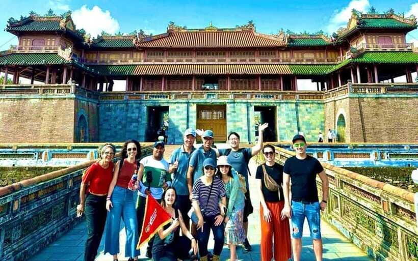 Hue Imperial Private Tour via Hai Van Pass Train Experience - Thien Mu Pagoda on the Perfume River: the 7-story stop for photos and quiet views