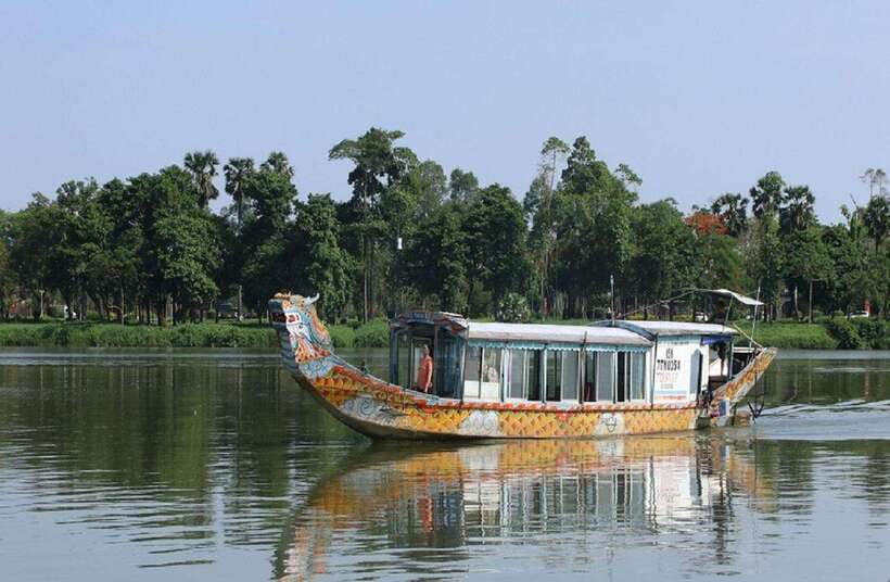 Hue: Private Dragon Boat, Pagoda, and Royal Tomb Tour - Thien Mu Pagoda: seven floors, Buddhist practice, and river views