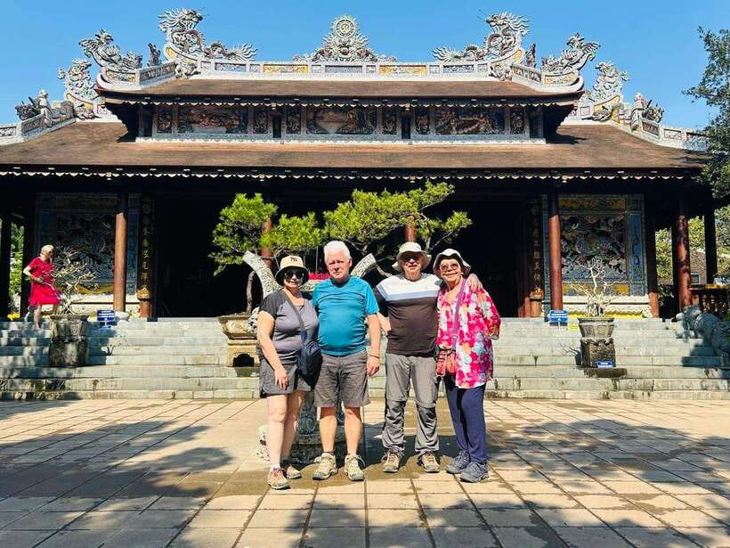 Hue: Royal Tombs & Pagoda Private Tour By Dragon Boat & Car - Perfume River dragon boat + Thien Mu Pagoda: a 17th-century reset