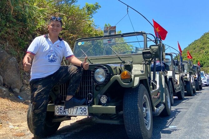 Hue To Hoi An By Jeep Via Hai Van Pass - Door-to-Door Pickup and the American Army Jeep Setup
